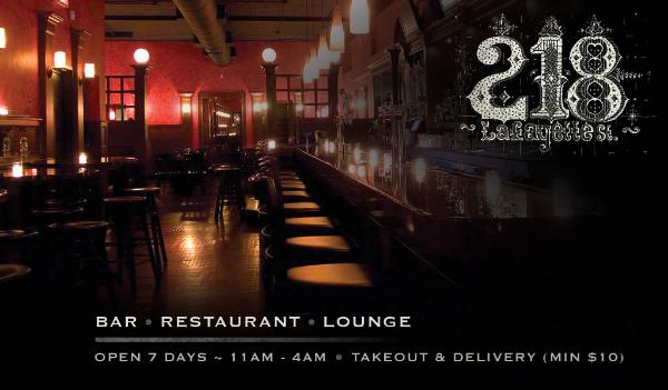 218NYC Main website